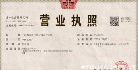 企业法人营业执照