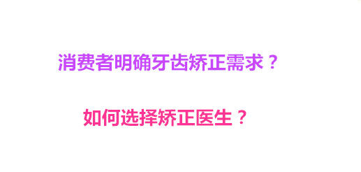 消费者明确牙齿矫正需求？如何选择矫正医生？